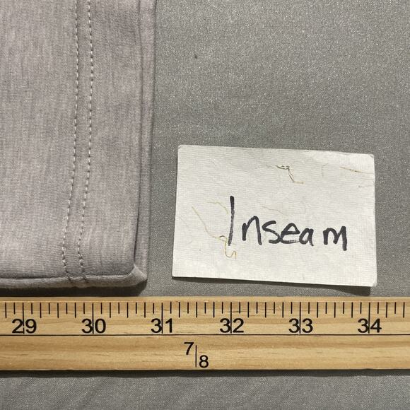 LEE Soft Knit Pants Size 14 Gray High Rise Wide Leg Pull On Lagenlook Comfort - Picture 14 of 15